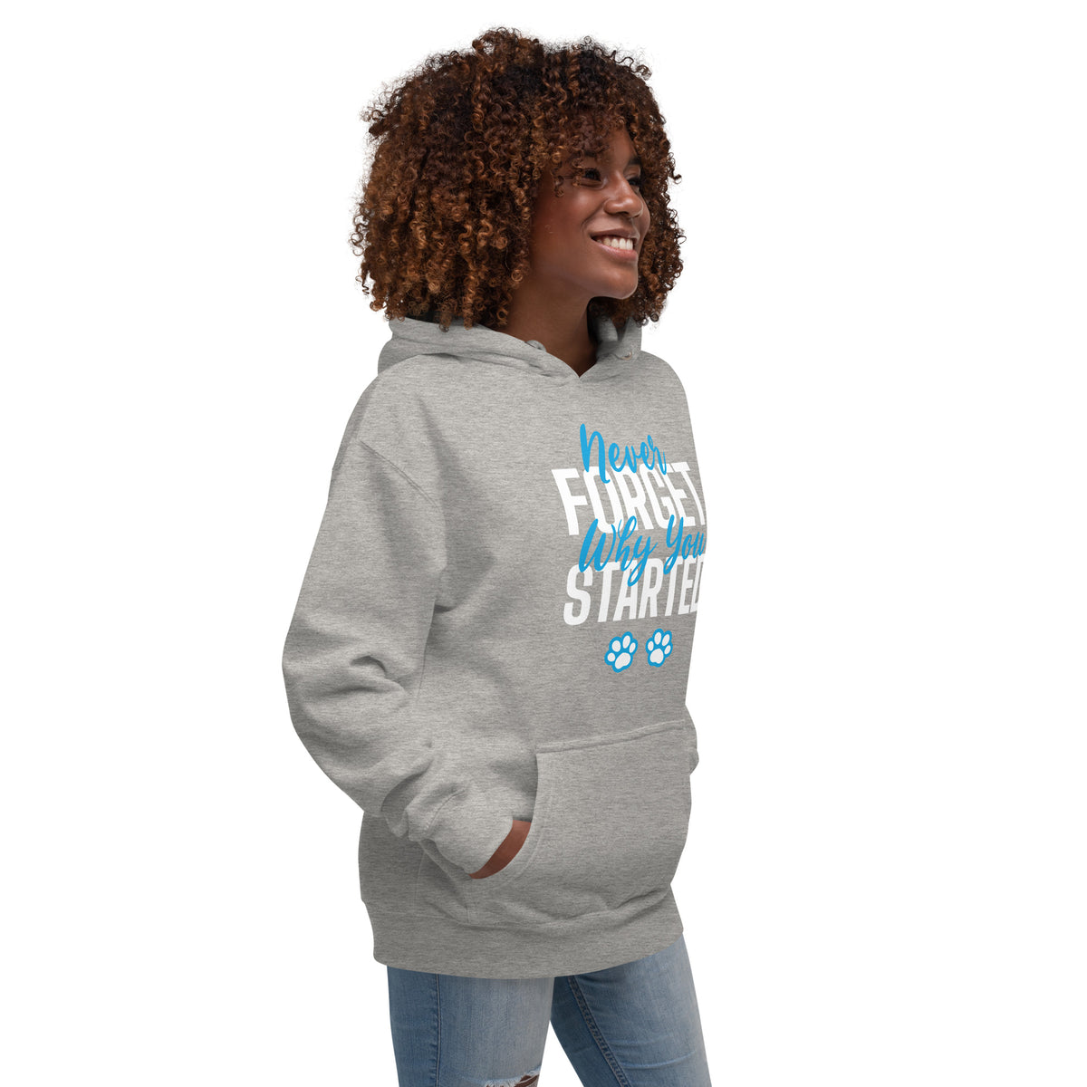 Never forget why you started Women’s Premium Hoodie-Premium Unisex Hoodie-I love Veterinary