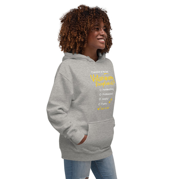 Veterinary Receptionist checklist Women's Premium Hoodie-I love Veterinary