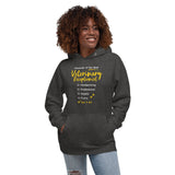 Veterinary Receptionist checklist Women's Premium Hoodie-I love Veterinary
