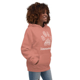 Veterinarian Paw Print Unisex Premium Hoodie-Premium Unisex Hoodie-I love Veterinary