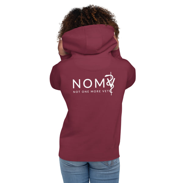 NOMV Cat Pulse Unisex Premium Hoodie-NOMV-I love Veterinary