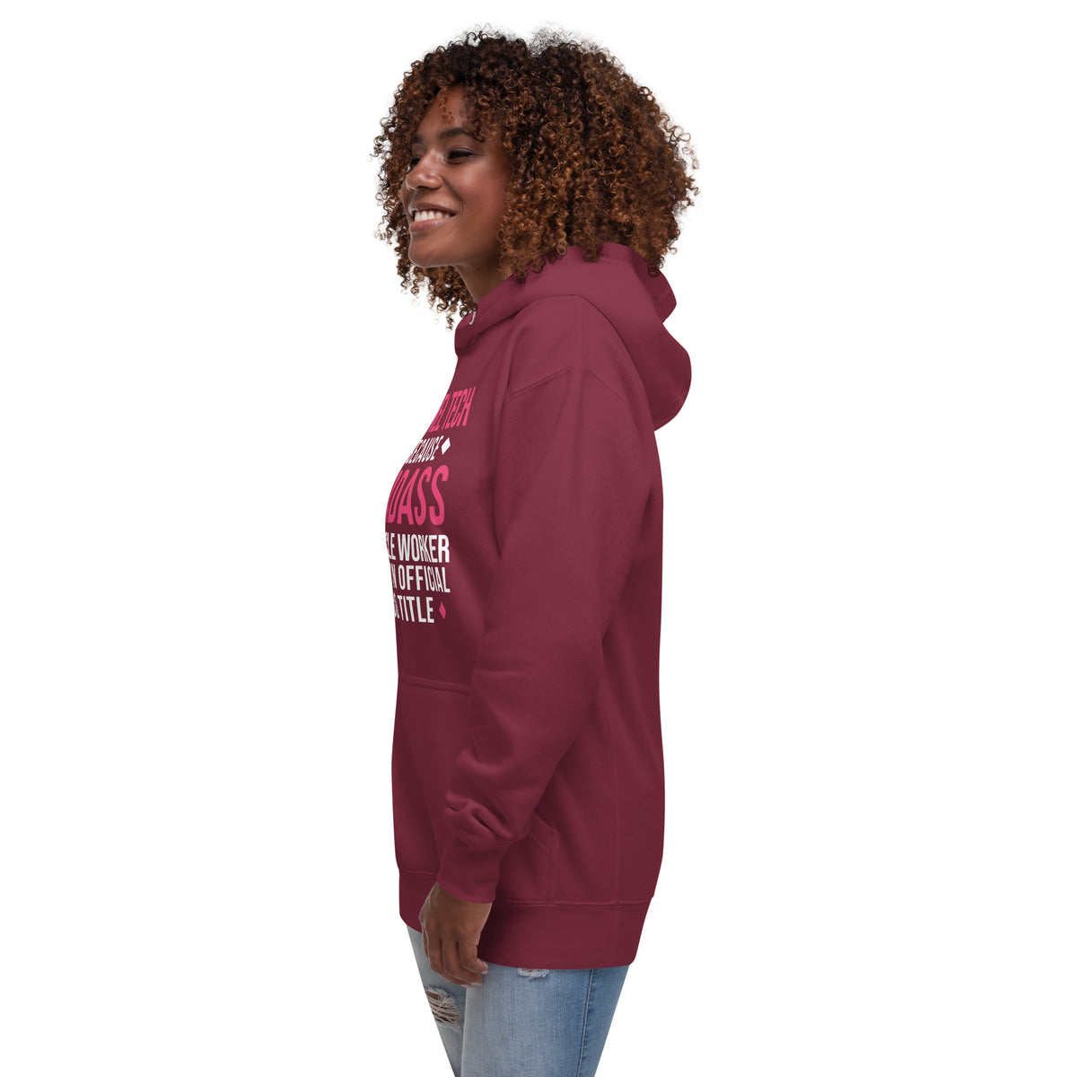 Kennel Tech, because badass miracle worker isn't an official job title Women's Premium Hoodie Women’s Premium Hoodie-Premium Unisex Hoodie-I love Veterinary