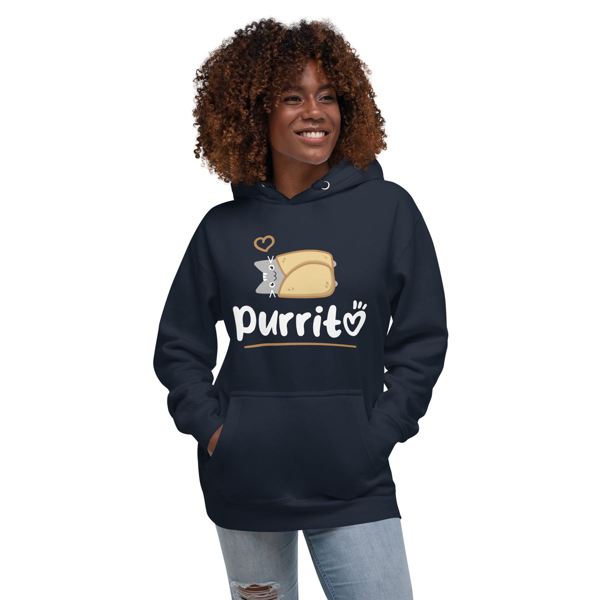 Purritto Unisex Premium Hoodie-Premium Unisex Hoodie-I love Veterinary