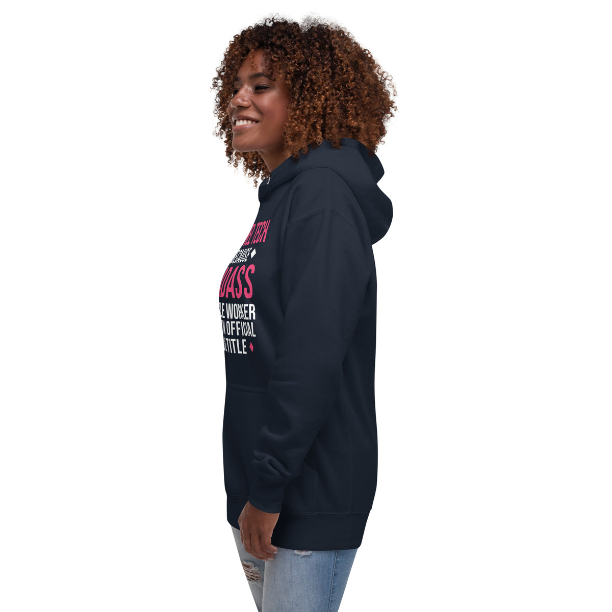 Kennel Tech, because badass miracle worker isn't an official job title Women's Premium Hoodie Women’s Premium Hoodie-Premium Unisex Hoodie-I love Veterinary