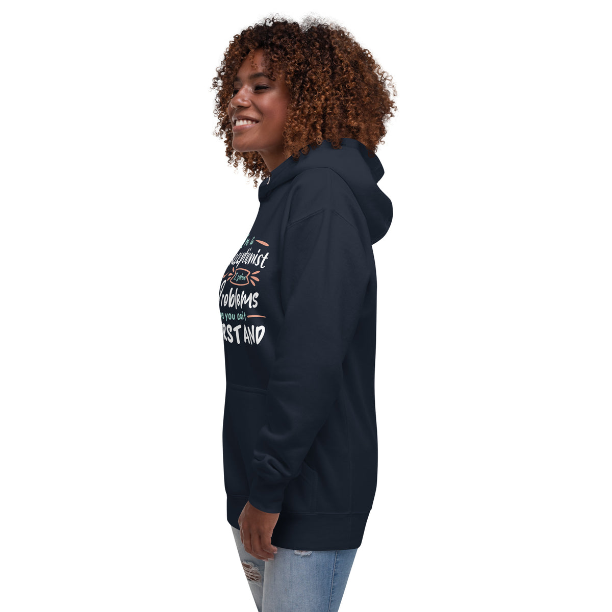 I'm a vet receptionist, I solve problems Women's Premium Hoodie-I love Veterinary