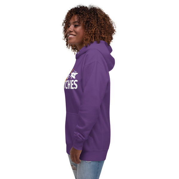 Bitches get stitches Unisex Premium Hoodie-Premium Unisex Hoodie-I love Veterinary