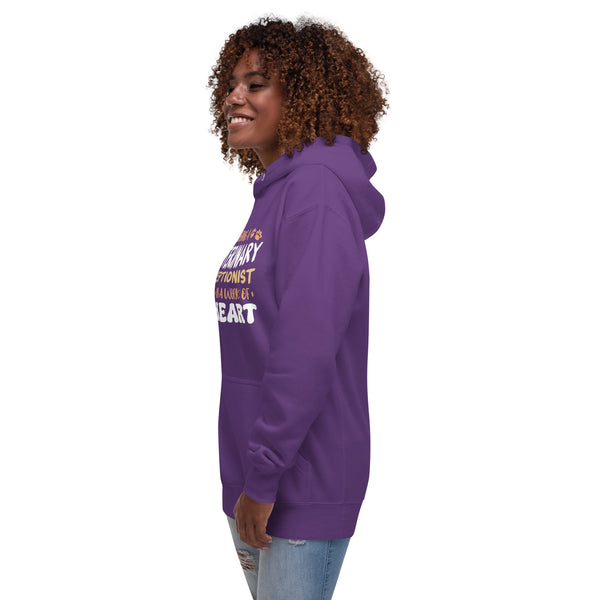 Veterinary receptionist work of heart Women's Premium Hoodie-I love Veterinary