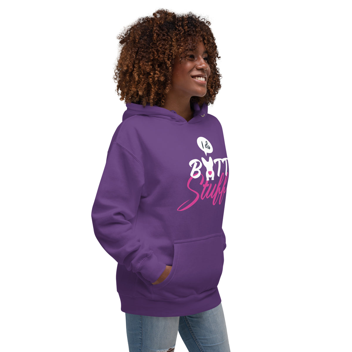 I do butt stuff Unisex Premium Hoodie-Premium Unisex Hoodie-I love Veterinary