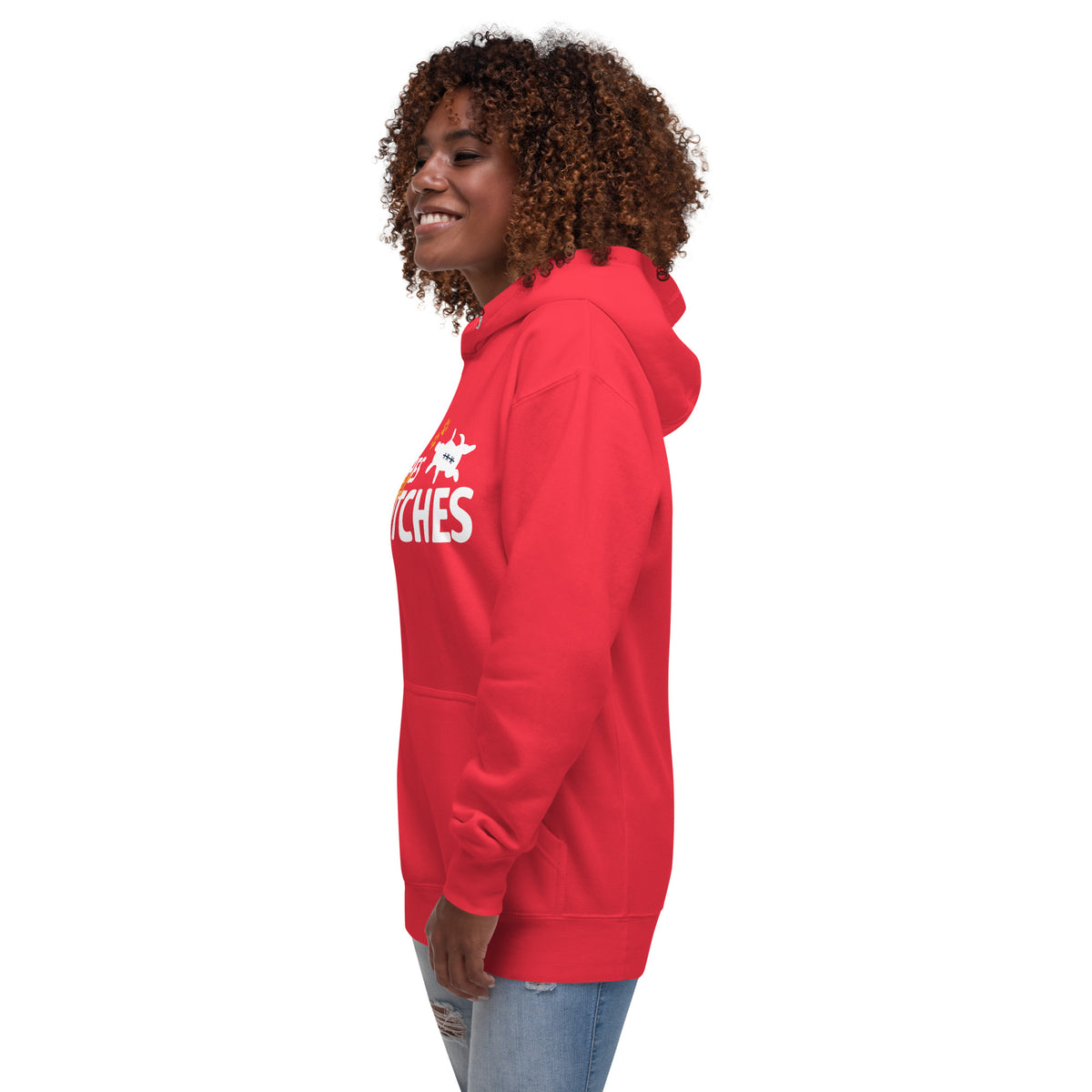 Bitches get stitches Unisex Premium Hoodie-Premium Unisex Hoodie-I love Veterinary