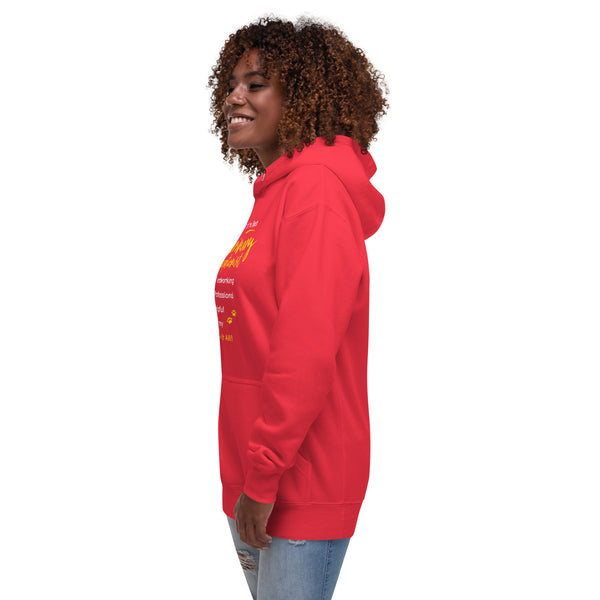 Veterinary Receptionist checklist Women's Premium Hoodie-I love Veterinary