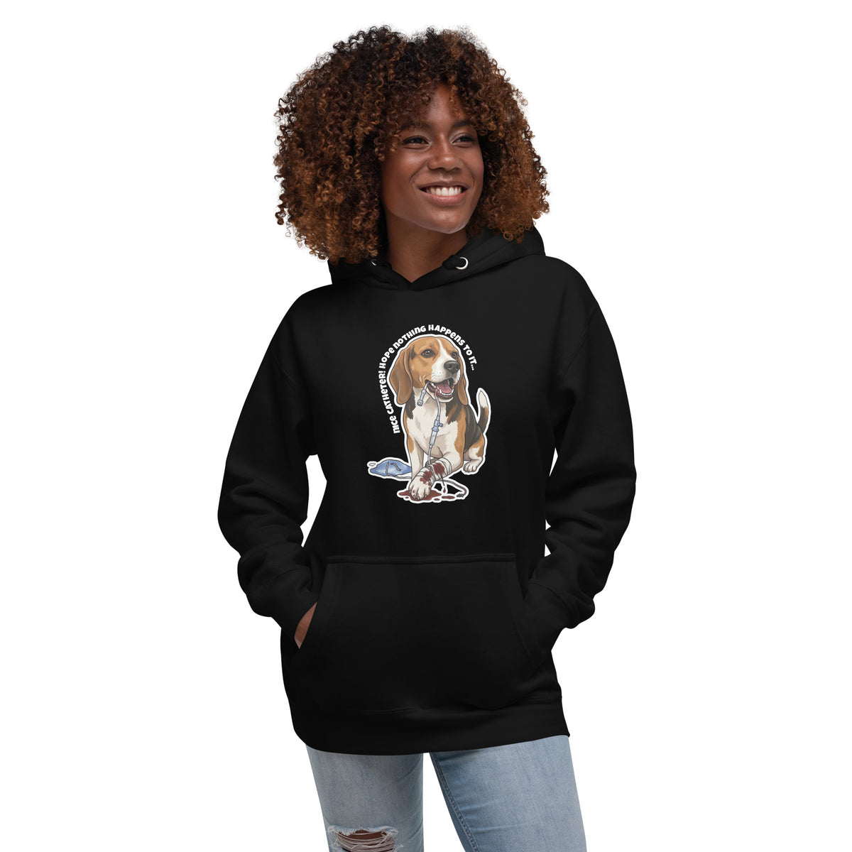 Nice catheter! Women's Premium Hoodie-I love Veterinary