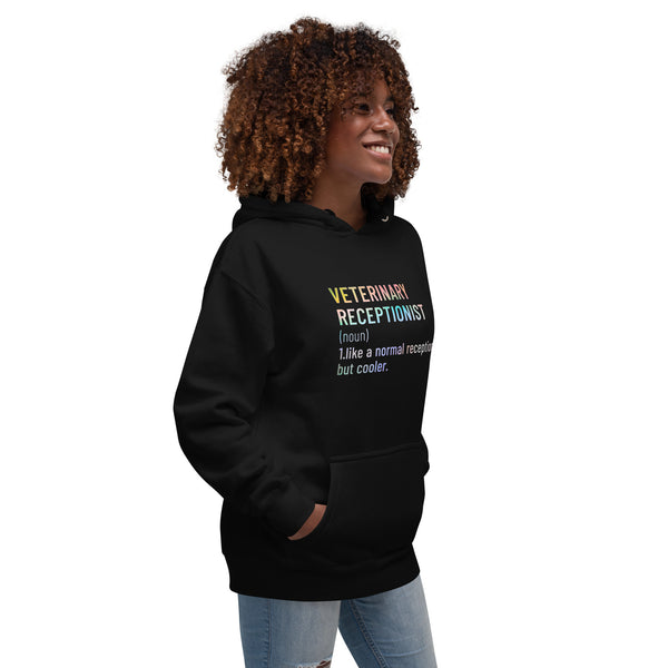 Veterinary receptionist definition Women's Premium Hoodie-I love Veterinary