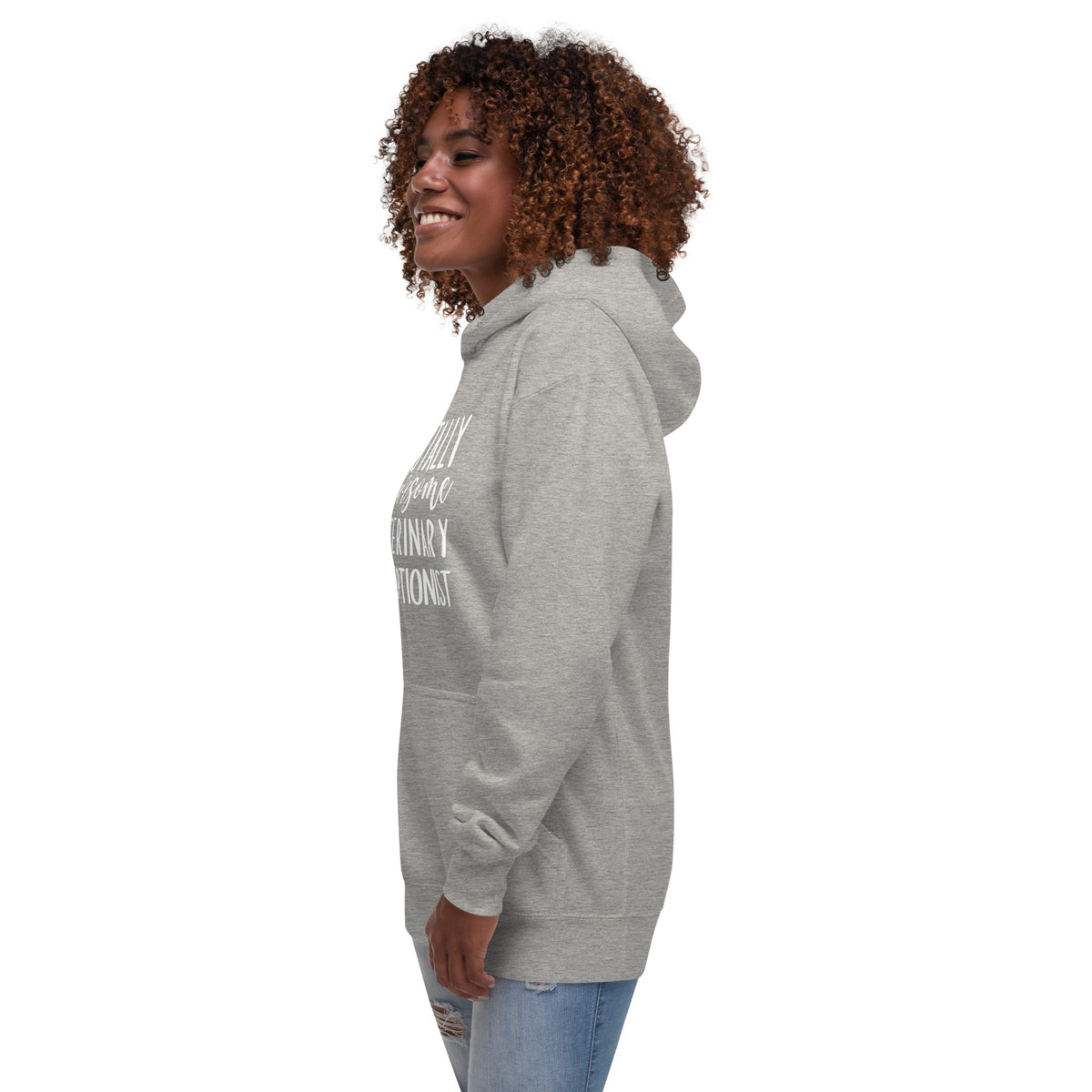 Totally awesome veterinary receptionist Women's Premium Hoodie-I love Veterinary