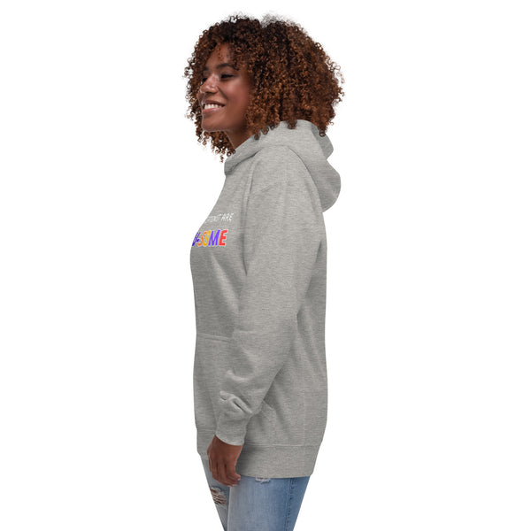 Vet receptionist are paw-some Women's Premium Hoodie-I love Veterinary