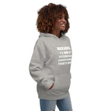 Because I am a vet receptionist Women's Premium Hoodie-I love Veterinary
