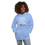 Don't make me use my receptionist voice Women's Premium Hoodie-I love Veterinary