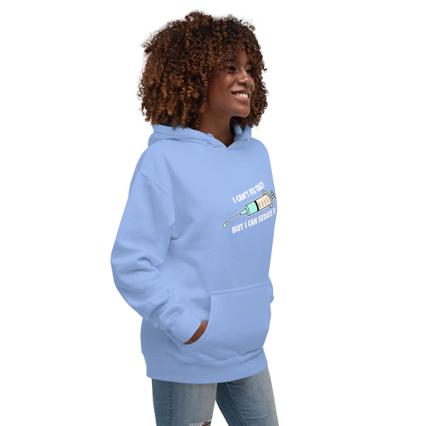 I can't fix crazy but I can sedate it Women's Premium Hoodie-I love Veterinary
