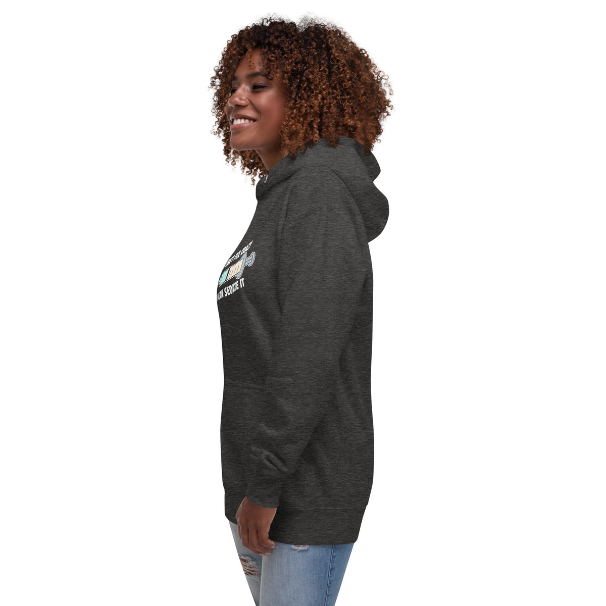 I can't fix crazy but I can sedate it Women's Premium Hoodie-I love Veterinary
