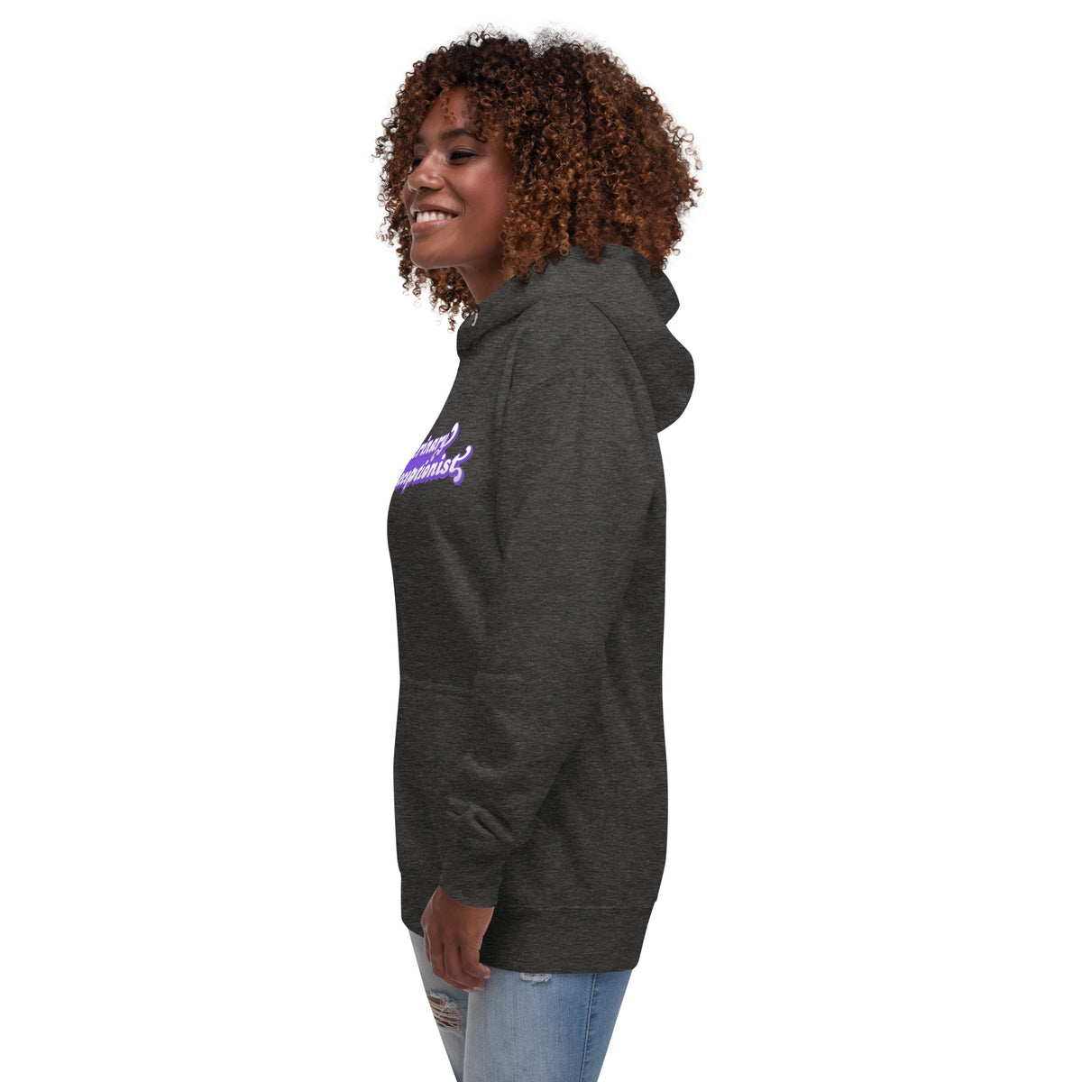 Veterinary Receptionist Women's Premium Hoodie-I love Veterinary