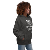 Don't make me use my receptionist voice Women's Premium Hoodie-I love Veterinary