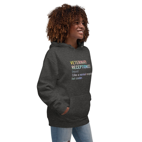 Veterinary receptionist definition Women's Premium Hoodie-I love Veterinary