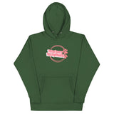 Vet Receptionist circle two paws Women's Premium Hoodie-I love Veterinary