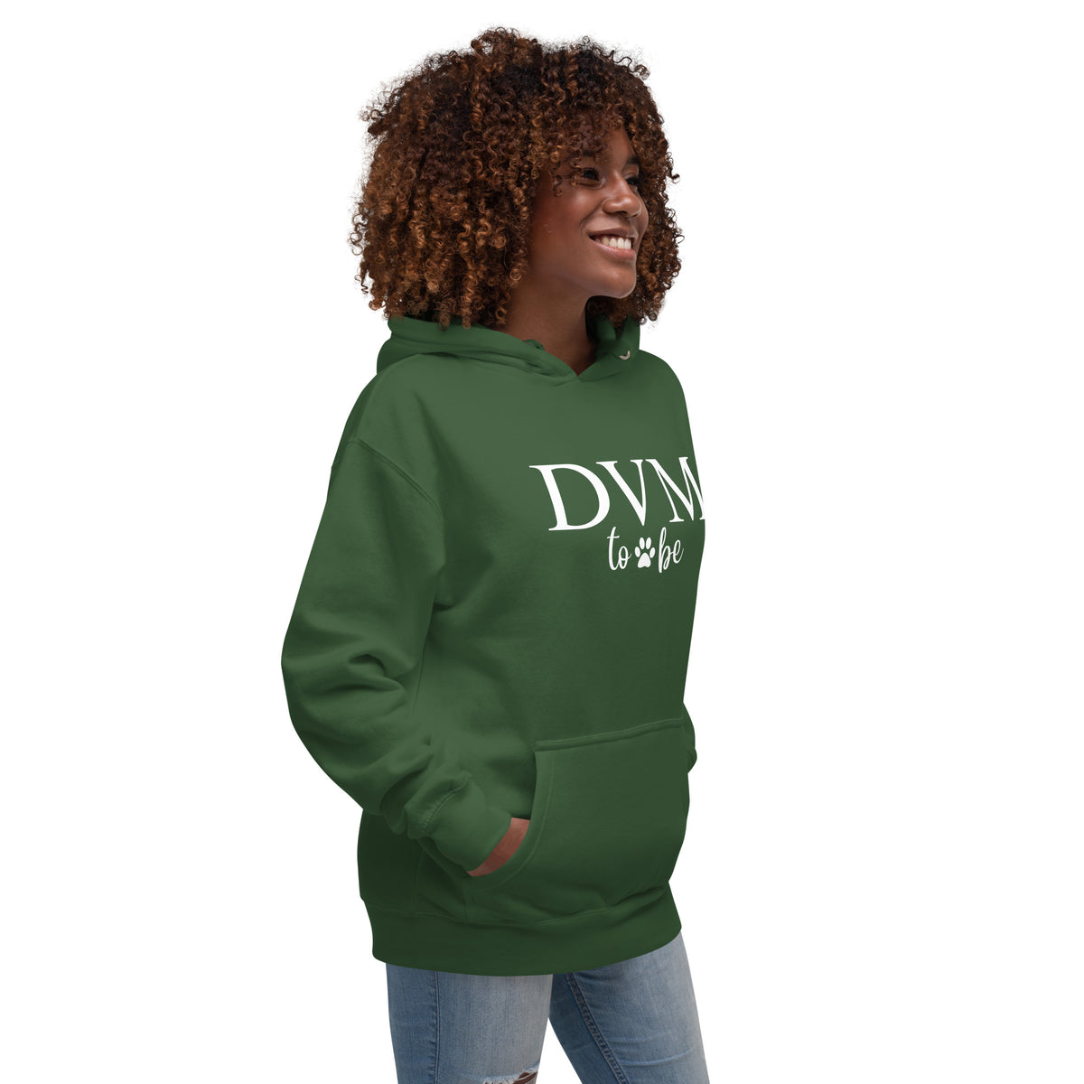 DVM to be Women's Premium Hoodie-I love Veterinary