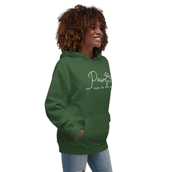 Paws and enjoy the little things Women's Premium Hoodie-I love Veterinary