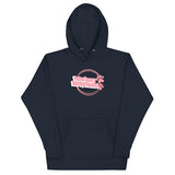 Vet Receptionist circle two paws Women's Premium Hoodie-I love Veterinary