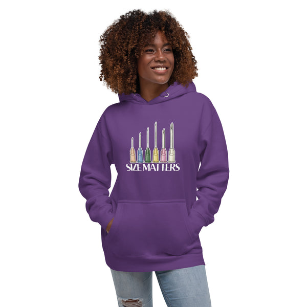 Size matters Women's Premium Hoodie-I love Veterinary