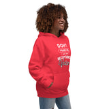 Don't make me use my receptionist voice Women's Premium Hoodie-I love Veterinary