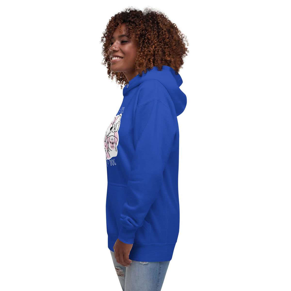 When life sucks pet a dog Women's Premium Hoodie-I love Veterinary