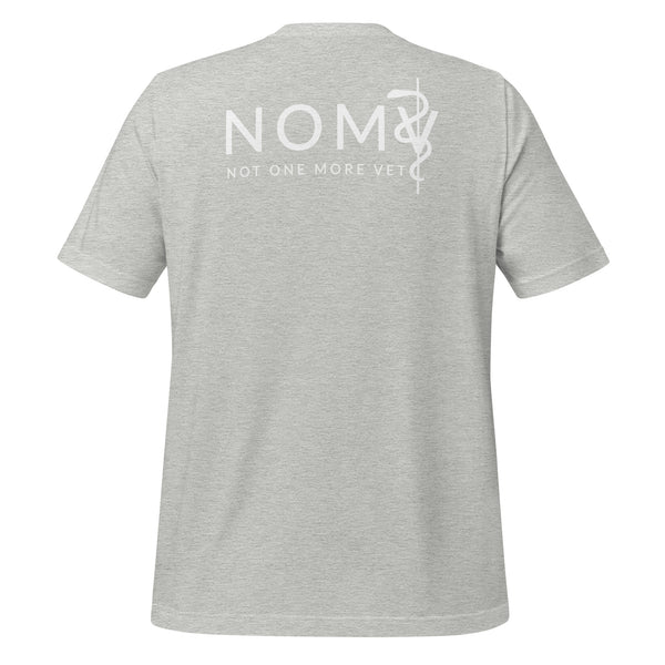 NOMV I remembered your dog's name Unisex T-Shirt-I love Veterinary
