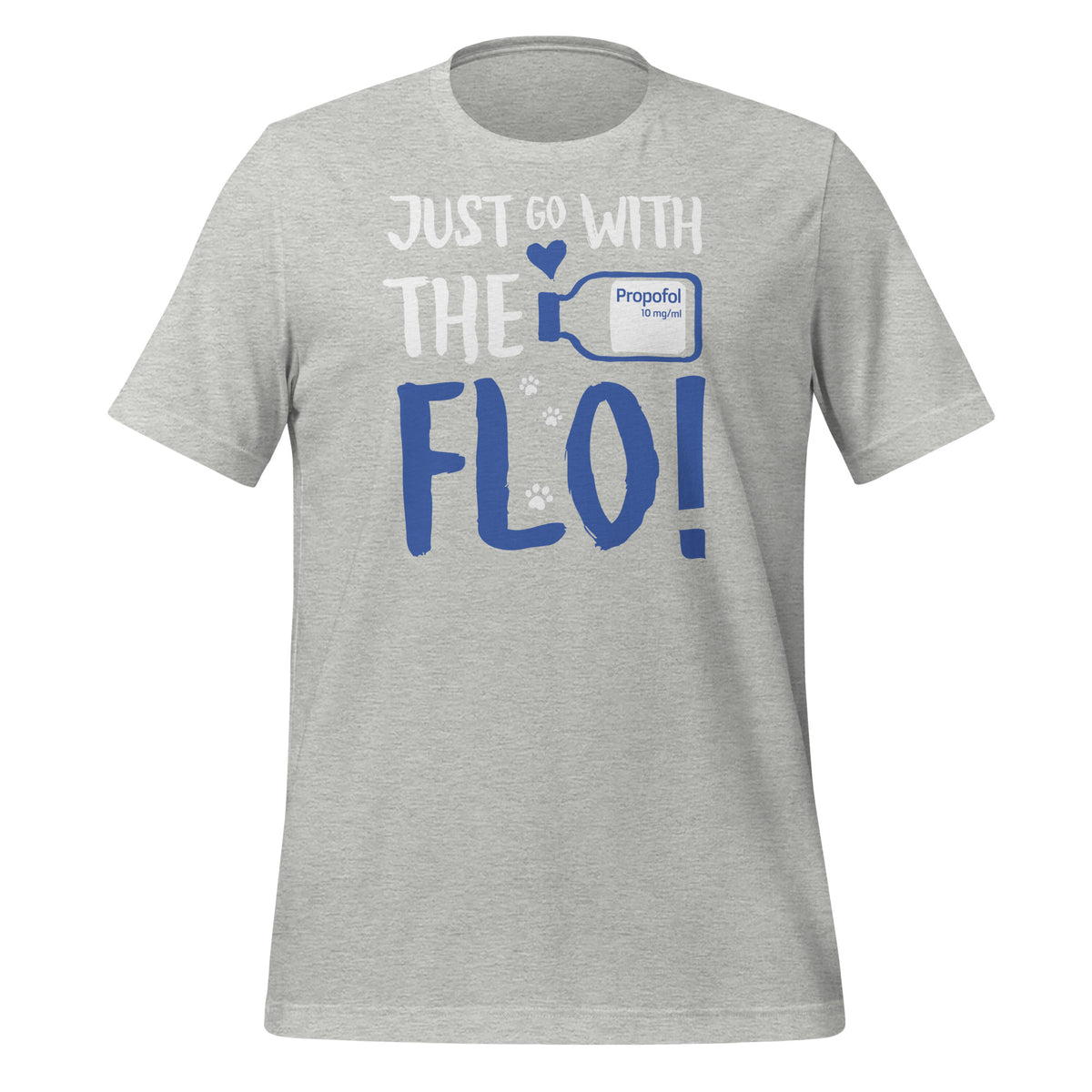 Just go with the Flo! Unisex t-shirt-Unisex Staple T-Shirt | Bella + Canvas 3001-I love Veterinary