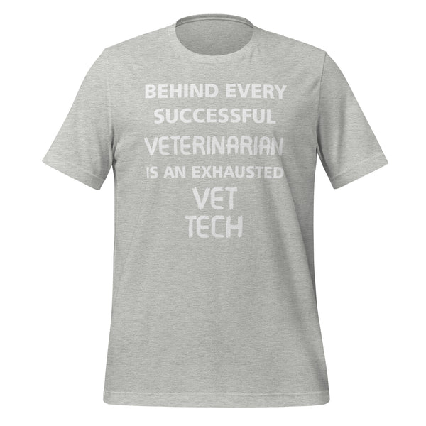 Exhausted Vet Tech Unisex T-shirt-I love Veterinary