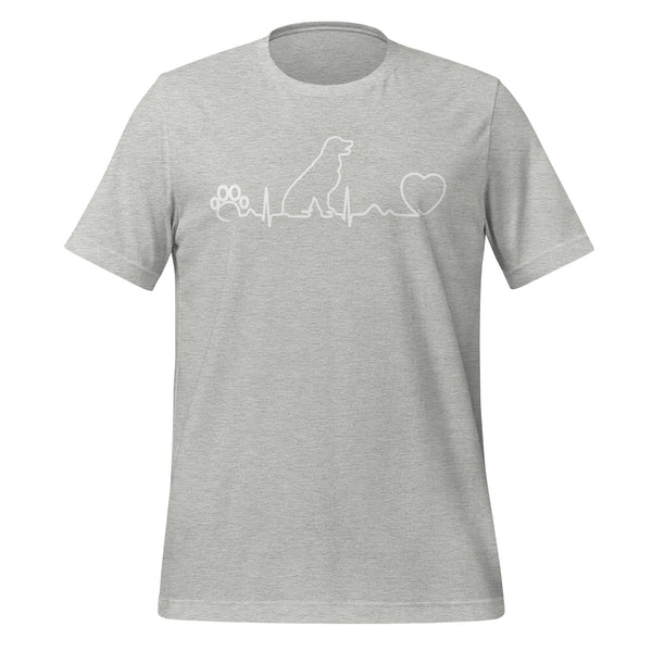 Dog Heartbeat Unisex T-shirt-I love Veterinary