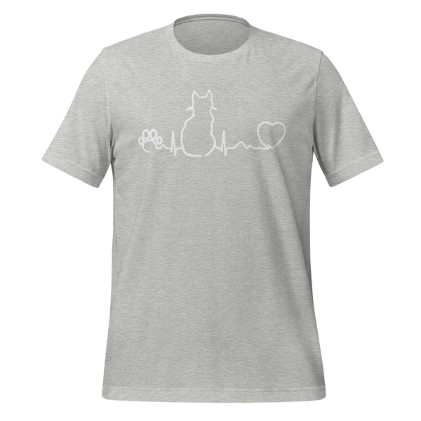 NOMV Cat Pulse Unisex T-Shirt-I love Veterinary