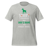 NOMV I remembered your dog's name Unisex T-Shirt-I love Veterinary