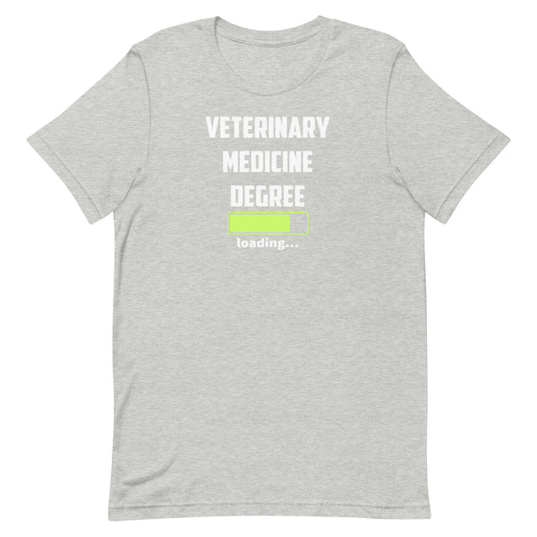 Veterinary medicine degree loading Unisex T-shirt-I love Veterinary