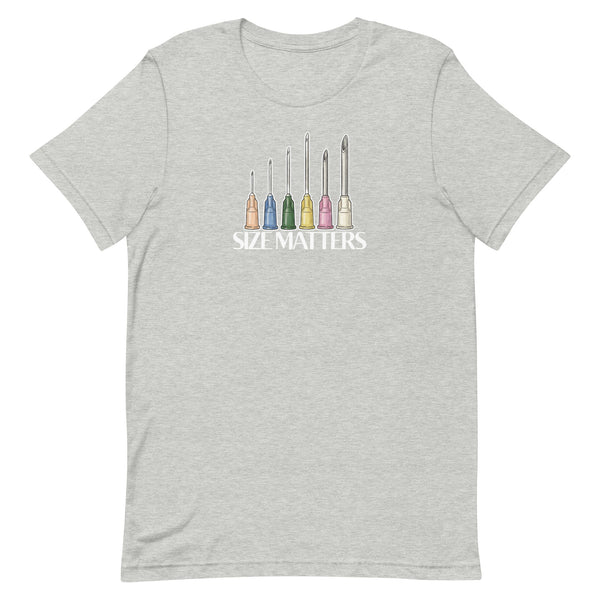 Size matters Unisex T-shirt-I love Veterinary