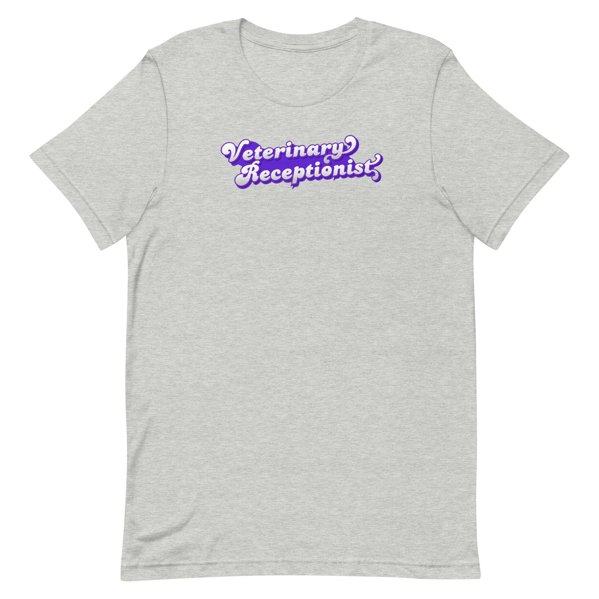 Veterinary Receptionist Unisex T-shirt-I love Veterinary