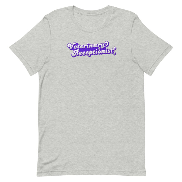Veterinary Receptionist Unisex T-shirt-I love Veterinary