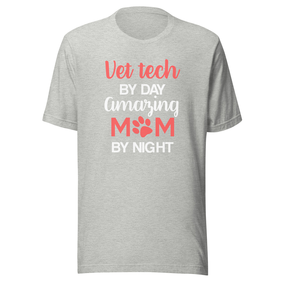 Vet Tech by day amazing Mom by night Unisex T-shirt