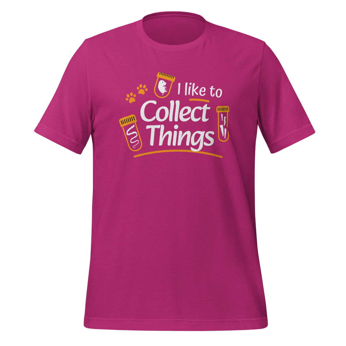 I like to collect things Unisex t-shirt-I love Veterinary