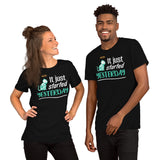 It just started yesterday Unisex t-shirt-Unisex Staple T-Shirt | Bella + Canvas 3001-I love Veterinary