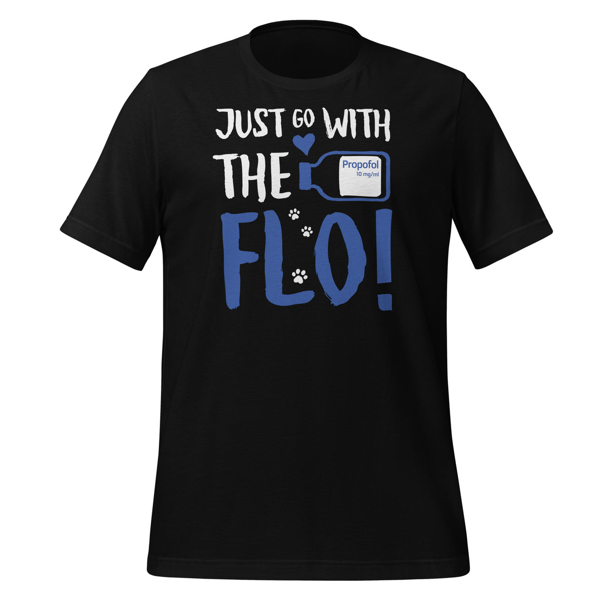 Just go with the Flo! Unisex t-shirt-Unisex T-Shirt | Bella + Canvas 3001-I love Veterinary