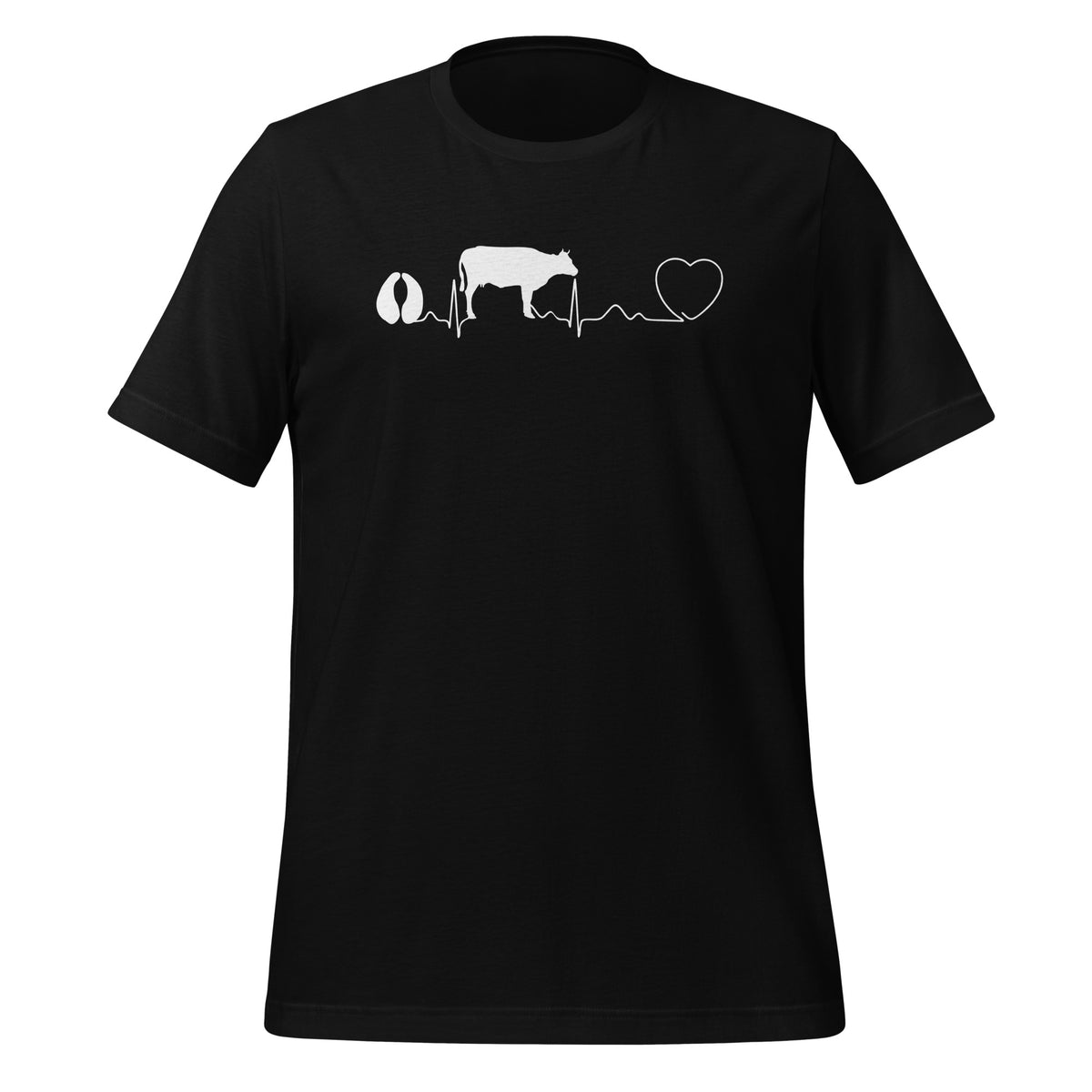 Cow Pulse Unisex t-shirt-Unisex T-Shirt | Bella + Canvas 3001-I love Veterinary