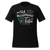 Half vet receptionist, half coffee Unisex T-shirt-Unisex T-Shirt | Bella + Canvas 3001-I love Veterinary
