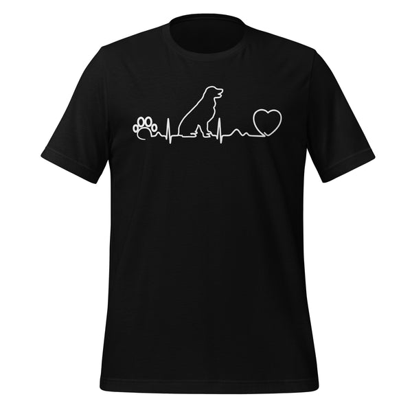 Dog Heartbeat Unisex T-shirt-I love Veterinary
