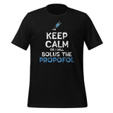 Bolus the propofol Unisex T-shirt-I love Veterinary